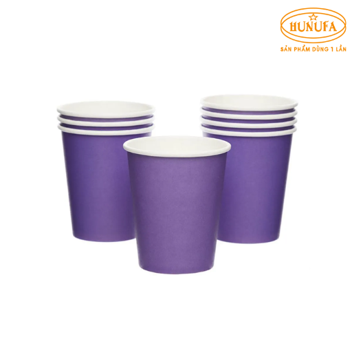 Ly giấy màu tím/ Cốc giấy màu tím缩略图