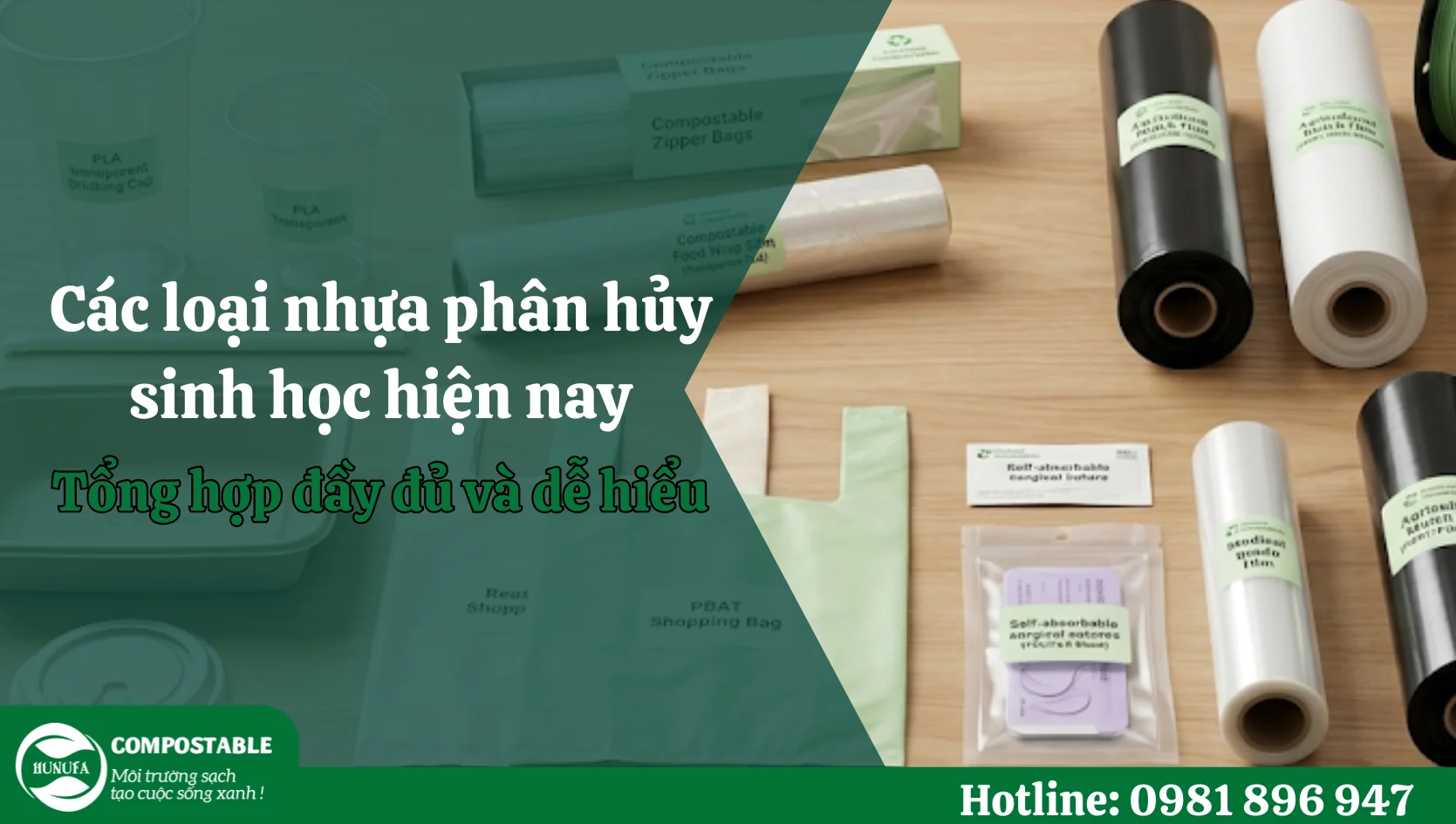 Các loại nhựa phân hủy sinh học phổ biến hiện nay – Tổng hợp đầy đủ và dễ hiểu