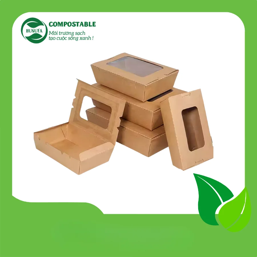 Hộp giấy kraft đựng bánh