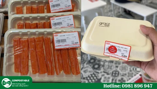 Siêu thị GO! sử dụng khay bã mía – Xu hướng tiêu dùng xanh đang lên ngôi