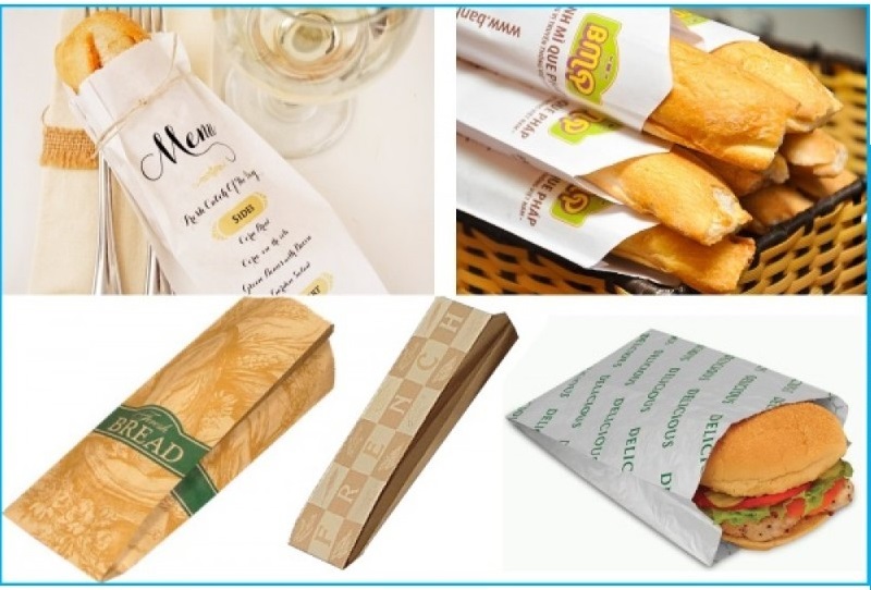 Túi giấy đựng bánh mì tại Hà Nội giá rẻ thân thiện với môi trường